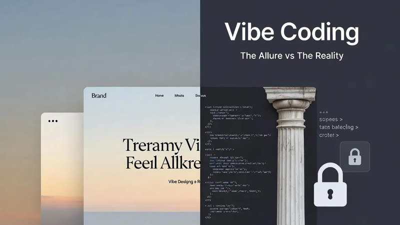 Vibe Coding: The Allure of Intuitive Design vs. The Reality of Robust Web Development